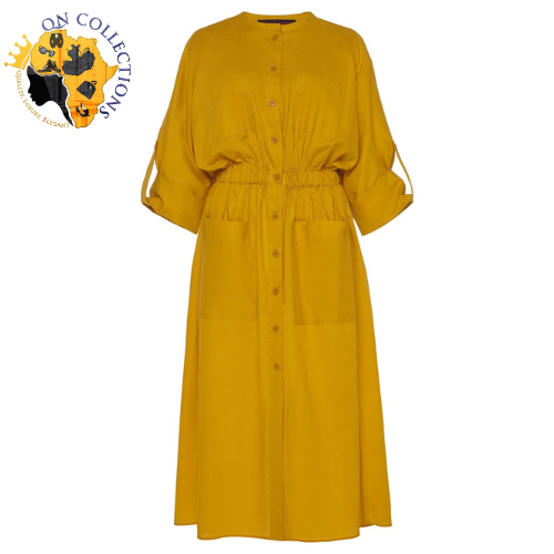 Tie-Waist Shirt Dress