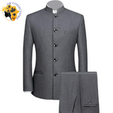 Slim Fit Grey Suit