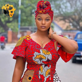 Ankara Peplum Top