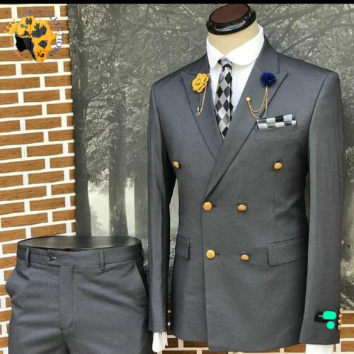 Charcoal Three-Piece Suit
